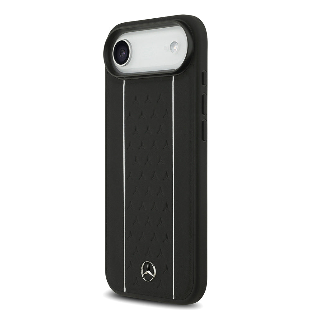 Mercedes Benz iPhone 17 Air Orjinal Lisanslı M-safe Şarj Özellikli Şeritli Yıldız Desenli Metal Logolu Deri Kılıf Mercedes Benz iPhone 17 Air Orjinal Lisanslı M-safe Şarj Özellikli Şeritli Yıldız Desenli Metal Logolu Deri Kılıf